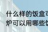 什么样的饭盒可以放微波炉加热 微波炉可以用哪些饭盒加热
