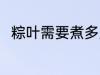 粽叶需要煮多久 粽叶要煮多长时间