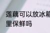 莲藕可以放冰箱保鲜吗 莲藕能放冰箱里保鲜吗