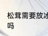 松茸需要放冰箱吗 松茸要放冰箱保存吗