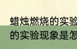 蜡烛燃烧的实验现象是什么 蜡烛燃烧的实验现象是怎样的