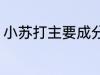 小苏打主要成分是什么 小苏打的成分