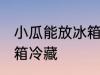 小瓜能放冰箱冷藏吗 小瓜能不能放冰箱冷藏