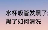 水杯吸管发黑了怎么清洗 水杯吸管发黑了如何清洗