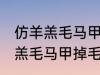 仿羊羔毛马甲掉毛严重怎么处理 仿羊羔毛马甲掉毛严重如何处理