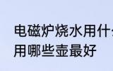 电磁炉烧水用什么壶最好 电磁炉烧水用哪些壶最好