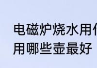 电磁炉烧水用什么壶最好 电磁炉烧水用哪些壶最好