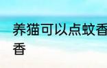 养猫可以点蚊香吗 养猫可不可以点蚊香